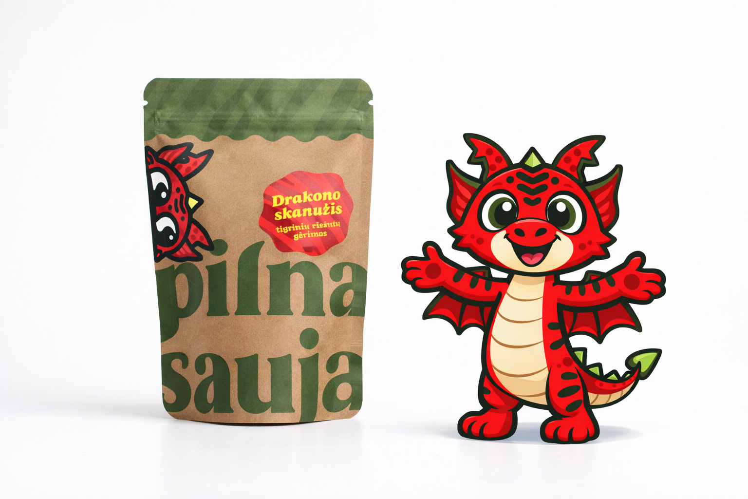 DRAKONO SKANUŽIS - Tigrinių riešutų gėrimas su drakono vaisiais