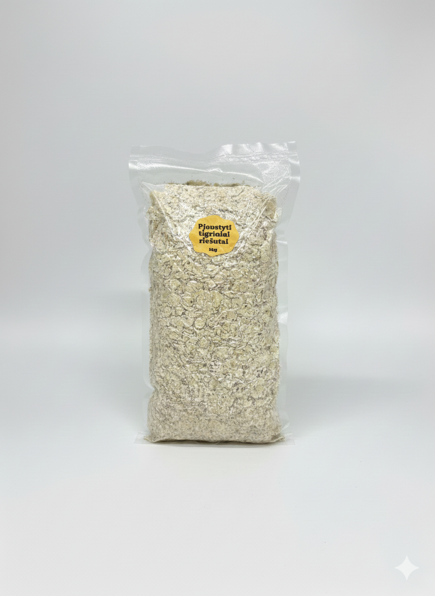 Pjaustyti tigriniai riešutai