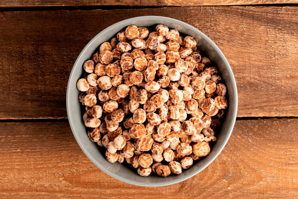 Tigriniai riešutai be luobelės