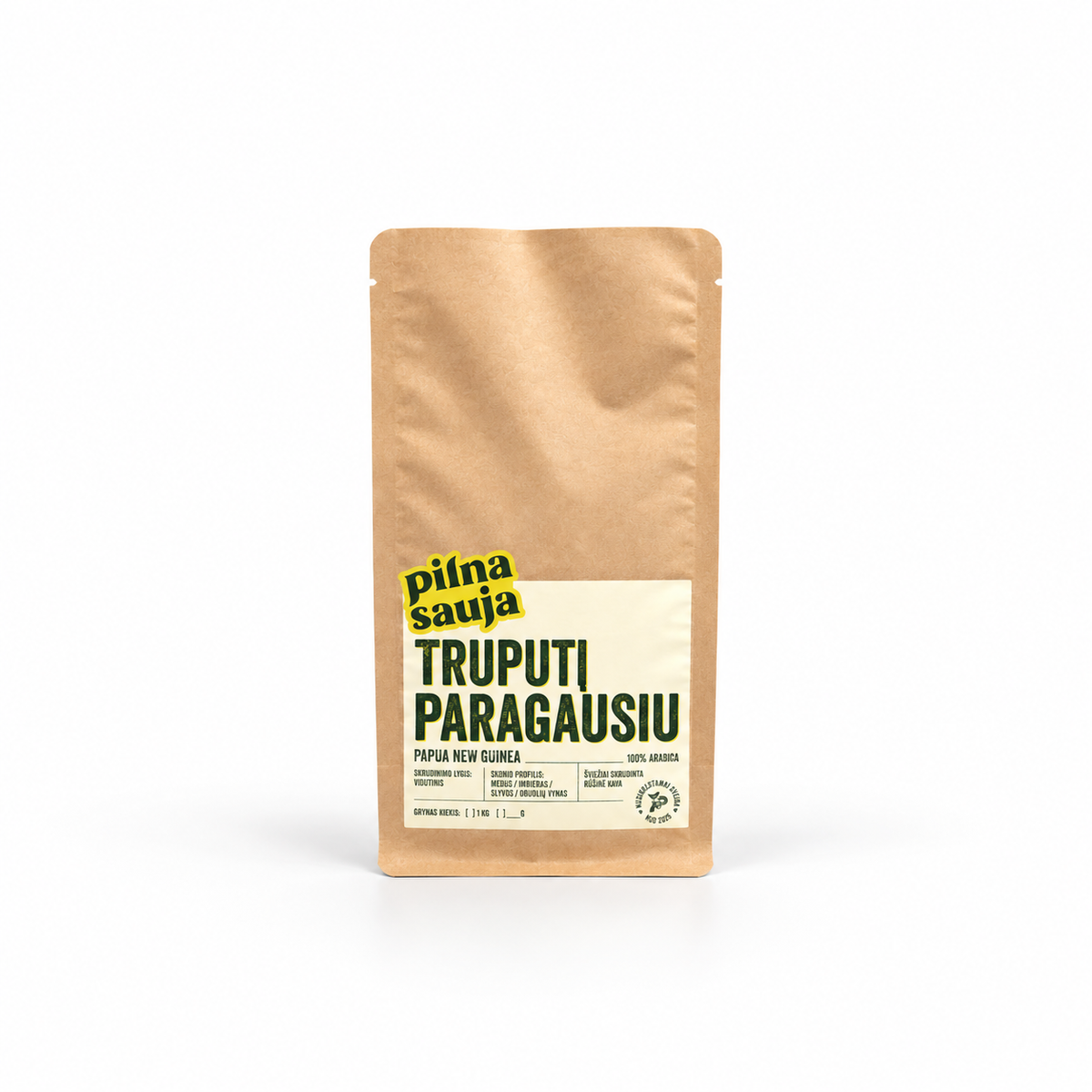 TRUPUTĮ PARAGAUSIU - Kavos pupelės iš Papua New Guinea