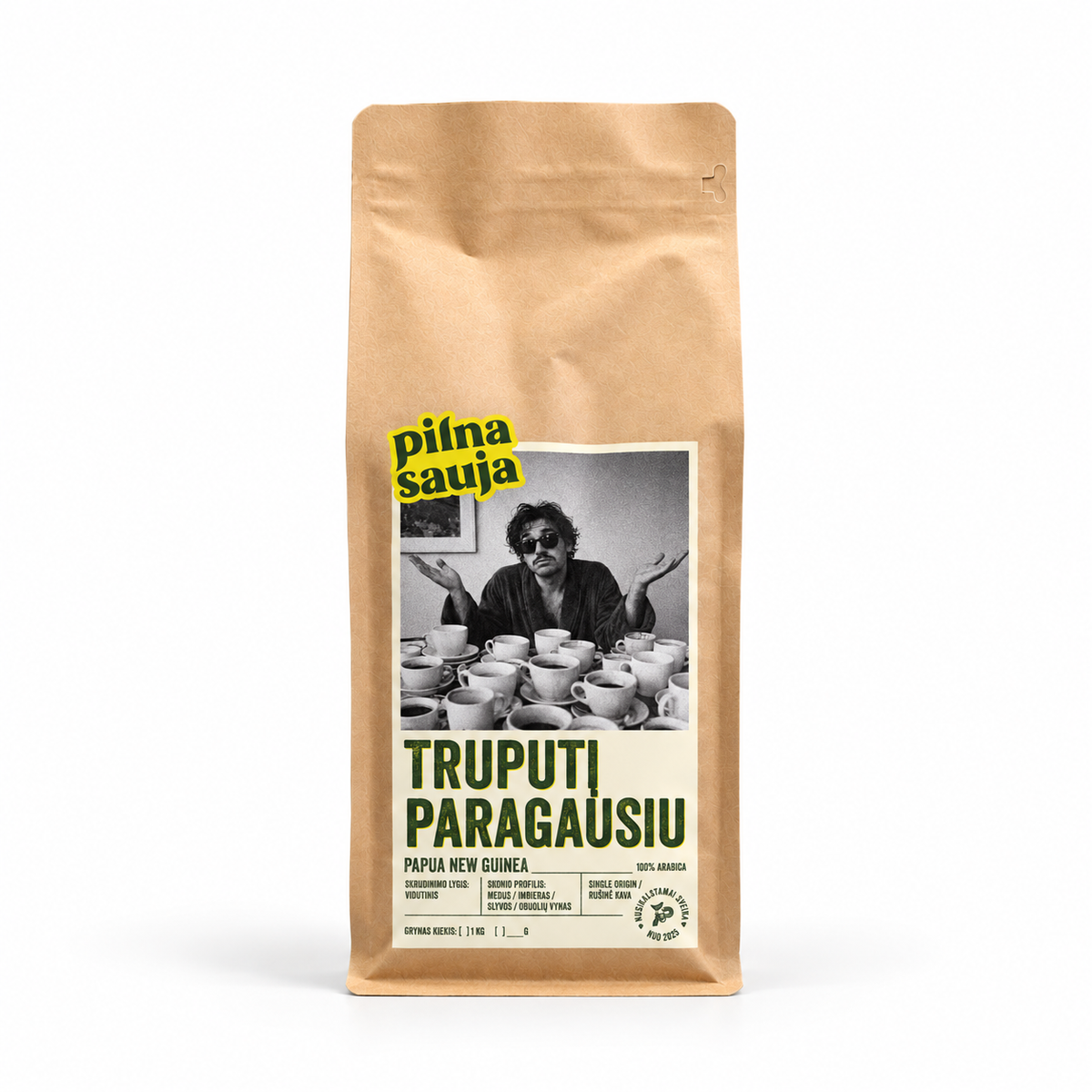 TRUPUTĮ PARAGAUSIU - Kavos pupelės iš Papua New Guinea